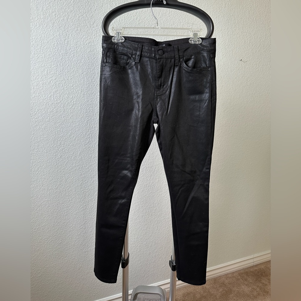 JOE's JEANS | The Charlie | Sz 29 | Black Coated | High Rise Skinny Ankle